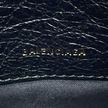 将图像加载到图库查看器中，BALENCIAGA Bazar Shopper Black/White/Blue513988 Leather Size XXS
