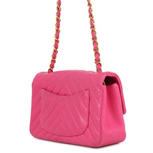 Load image into Gallery viewer, CHANEL V Stitch ChainShoulder Bag PinkA69900 Lambskin
