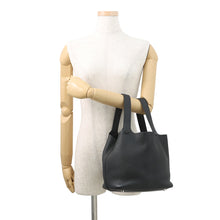 将图像加载到图库查看器中，HERMES Picotin Lock Black Taurillon Clemence Size MM
