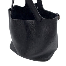 将图像加载到图库查看器中，HERMES Picotin Lock Black Taurillon Clemence Size MM

