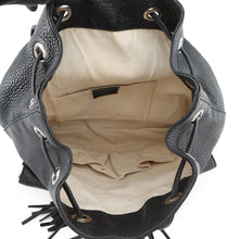 Load image into Gallery viewer, GUCCI Bamboo Backpack Black370833 Leather
