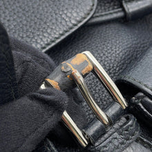 将图像加载到图库查看器中，GUCCI Bamboo Backpack Black370833 Leather
