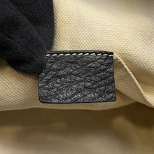 将图像加载到图库查看器中，GUCCI Bamboo Backpack Black370833 Leather
