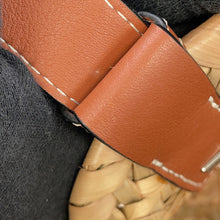 Load image into Gallery viewer, LOEWE Anagram basket bag Orange/Natural327.02NS93 Raffia Leather Size Small
