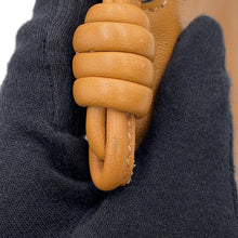 将图像加载到图库查看器中，LOEWE Flamenco Clutch Shoulder Bag BrownA411FC6X01 Leather Size Nano
