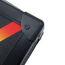 将图像加载到图库查看器中，LOUIS VUITTON Soft Trunk Noir/Righe RainbowM30341 Taiga Leather
