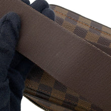 将图像加载到图库查看器中，LOUIS VUITTON Geronimos BrownN51994 Damier Ebene Canvas
