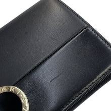 Load image into Gallery viewer, BVLGARI BVLGARIBVLGARI Long Wallet Black284691 Leather
