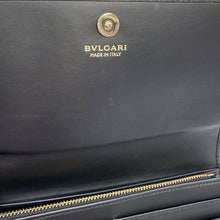 Load image into Gallery viewer, BVLGARI BVLGARIBVLGARI Long Wallet Black284691 Leather
