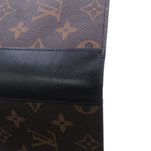 将图像加载到图库查看器中，LOUIS VUITTON Portefeuille Tanon BrownM93800 Monogram Macassar Canvas
