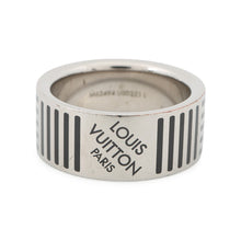 Load image into Gallery viewer, LOUIS VUITTON Bague Damier Colors Ring Size L (Approximately No. 21) SilverM62494 Metal
