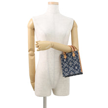 Load image into Gallery viewer, LOUIS VUITTON Since1854 Petite Sac Plat BlueM80288 Monogram / Jacquard

