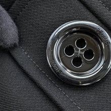 将图像加载到图库查看器中，CELINE Brompton Jacket Size 34 BlackRV045066V Wool 100%
