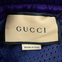 Load image into Gallery viewer, GUCCI Metal Zip Track Pants Size XS(170/74A) Purple/Silver/Yellow740119 Polyester55% Cotton45%
