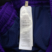 Load image into Gallery viewer, GUCCI Metal Zip Track Pants Size XS(170/74A) Purple/Silver/Yellow740119 Polyester55% Cotton45%
