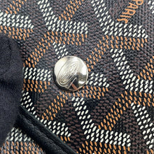 将图像加载到图库查看器中，GOYARD Plumet Pouch Wallet Shoulder Bag BlackPLUMETPMLTY01CL01P PVC Leather
