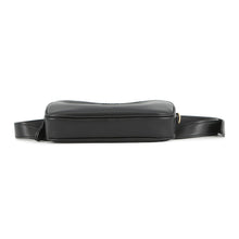Load image into Gallery viewer, MIUMIU Crossbody Bag Black Leather Size 70
