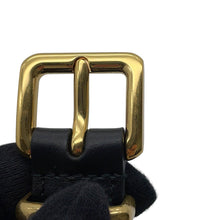 Load image into Gallery viewer, MIUMIU Crossbody Bag Black Leather Size 70
