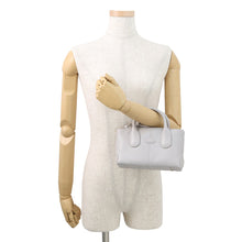 将图像加载到图库查看器中，TOD’S DI 2WAYBag Light GrayXBWDBSC0100YKIB220 Leather Size Mini
