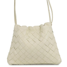 Load image into Gallery viewer, Bottega Veneta INTRECCIATO Dust Bag Shoulder Bag Ivory816987 Calf Leather Size Small
