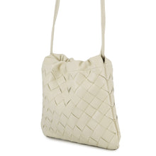 Load image into Gallery viewer, Bottega Veneta INTRECCIATO Dust Bag Shoulder Bag Ivory816987 Calf Leather Size Small
