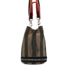 Load image into Gallery viewer, FENDI Zucca Montresor 2-Way Bag Khaki/Black7VA450 Canvas
