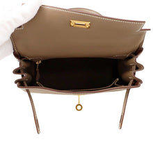 Load image into Gallery viewer, HERMES Kelly Retourne Etoupe Togo Leather Size 25
