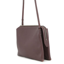 将图像加载到图库查看器中，The Row NU TWIN Shoulder Bag BordeauxW1235 Leather
