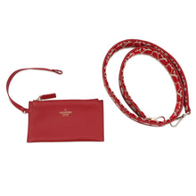 将图像加载到图库查看器中，Valentino Garavani Le Quatrieme Toile Iconograph 2-Way Bag Beige/Red2W2B0L76HUJJ4A Canvas Leather
