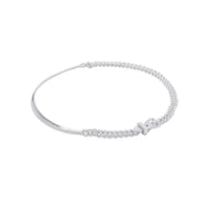 HERMES BoucleSellier Inflexible Necklace Size PM/44 SV925