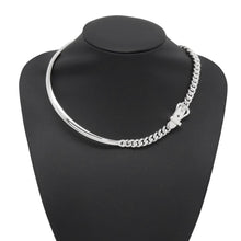 将图像加载到图库查看器中，HERMES BoucleSellier Inflexible Necklace Size PM/44 SV925
