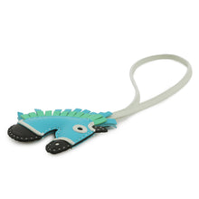 Load image into Gallery viewer, HERMES Gee Camail Blue Azteque/Black/Vert Comic/Vert Fizz Lambskin
