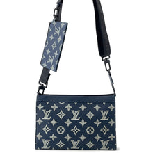 Load image into Gallery viewer, LOUIS VUITTON Gaston Wearable Wallet Navy/WhiteM83384 Monogram Shadow
