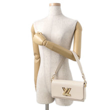 将图像加载到图库查看器中，LOUIS VUITTON Twist WEST Quartz WhiteM24550 Epi Leather
