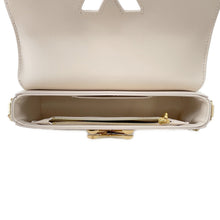 将图像加载到图库查看器中，LOUIS VUITTON Twist WEST Quartz WhiteM24550 Epi Leather
