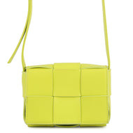 Bottega Veneta Candy Cassette Mini Shoulder Bag Acid kiwi666688 Lambskin