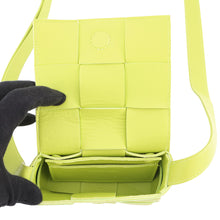 Load image into Gallery viewer, Bottega Veneta Candy Cassette Mini Shoulder Bag Acid kiwi666688 Lambskin

