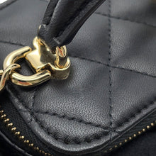 Load image into Gallery viewer, CHANEL Matelasse Small Vanity BlackAP2198 Lambskin Size Small
