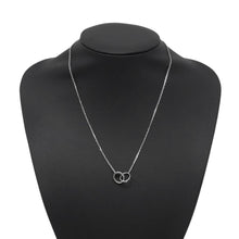 将图像加载到图库查看器中，CARTIER Love Diamond Semi-Pave NecklaceB7013700 18K White Gold
