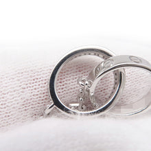 将图像加载到图库查看器中，CARTIER Love Diamond Semi-Pave NecklaceB7013700 18K White Gold
