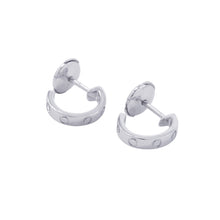 将图像加载到图库查看器中，CARTIER Love earrings Size SmallB8028900 18K White Gold
