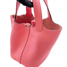 将图像加载到图库查看器中，HERMES Picotin Padlock Rose Azalee Taurillon Clemence Size PM
