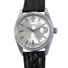 Load image into Gallery viewer, TUDOR Oyster Date Large Rose W34mm Stainless Steel Leather Silver Dial7962
