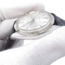 Load image into Gallery viewer, TUDOR Oyster Date Large Rose W34mm Stainless Steel Leather Silver Dial7962
