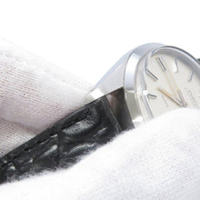 将图像加载到图库查看器中，TUDOR Oyster Date W34mm Stainless Steel Leather Silver Dial7992
