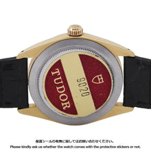 Load image into Gallery viewer, TUDOR Oyster Prince W35mm Gold Plated Leather Silver Dial9020
