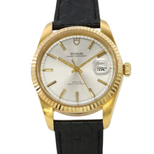 Load image into Gallery viewer, TUDOR Prince Oyster Date Jumbo W38mm Gold Plated Leather Silver Dial9081
