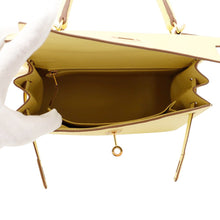 Load image into Gallery viewer, HERMES Kelly Sellier Jaune Poussin Epsom Size 25
