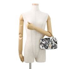 Load image into Gallery viewer, CHANEL Matelasse Diakoko 2-way Bag Black/WhiteAS3004 Canvas Size 20
