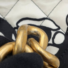 Load image into Gallery viewer, CHANEL Matelasse Diakoko 2-way Bag Black/WhiteAS3004 Canvas Size 20
